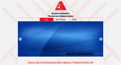 Desktop Screenshot of estindustrial.com
